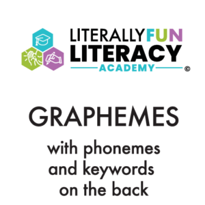Graphemes Deck 1 (41 Cards) - Cursive