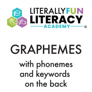 Complete Grapheme Deck -Print